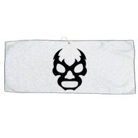 Lucha L.I.B.R.E Face Funny Mexican Wrestler Hero Gift Large Microfiber Waffle Golf Towel