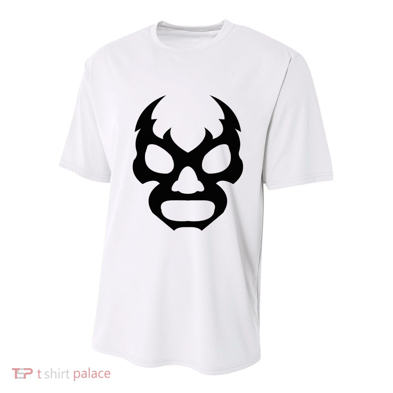 Lucha L.I.B.R.E Face Funny Mexican Wrestler Hero Gift Youth Performance Sprint T-Shirt