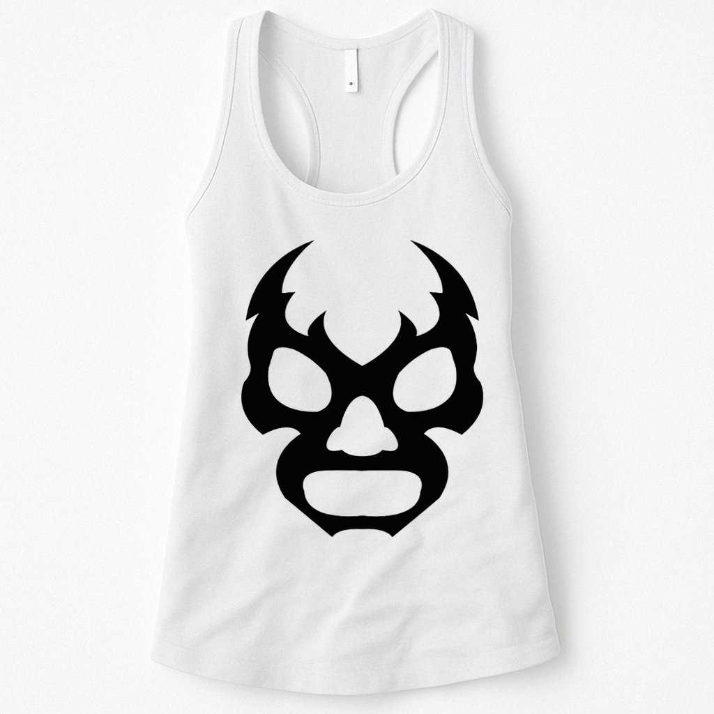 Lucha L.I.B.R.E Face Funny Mexican Wrestler Hero Gift Womens Tank Top