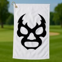 Lucha L.I.B.R.E Face Funny Mexican Wrestler Hero Gift Golf Towel