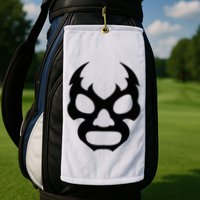 Lucha L.I.B.R.E Face Funny Mexican Wrestler Hero Gift Golf Towel