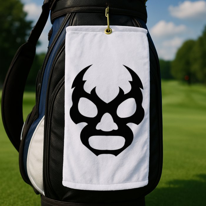 Lucha L.I.B.R.E Face Funny Mexican Wrestler Hero Gift Golf Towel