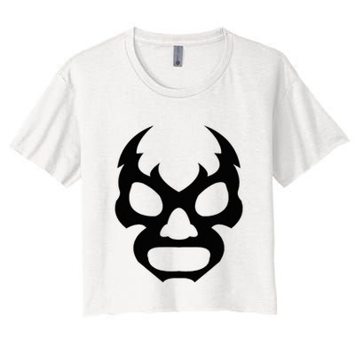 Lucha L.I.B.R.E Face Funny Mexican Wrestler Hero Gift Crop Top