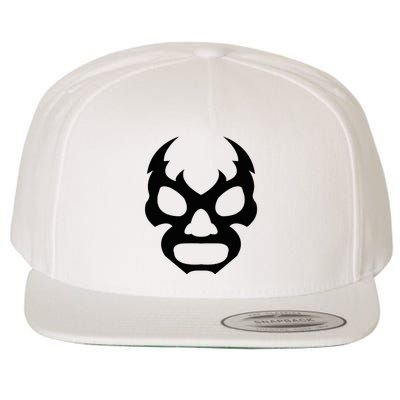 Lucha L.I.B.R.E Face Funny Mexican Wrestler Hero Gift Wool Snapback Cap