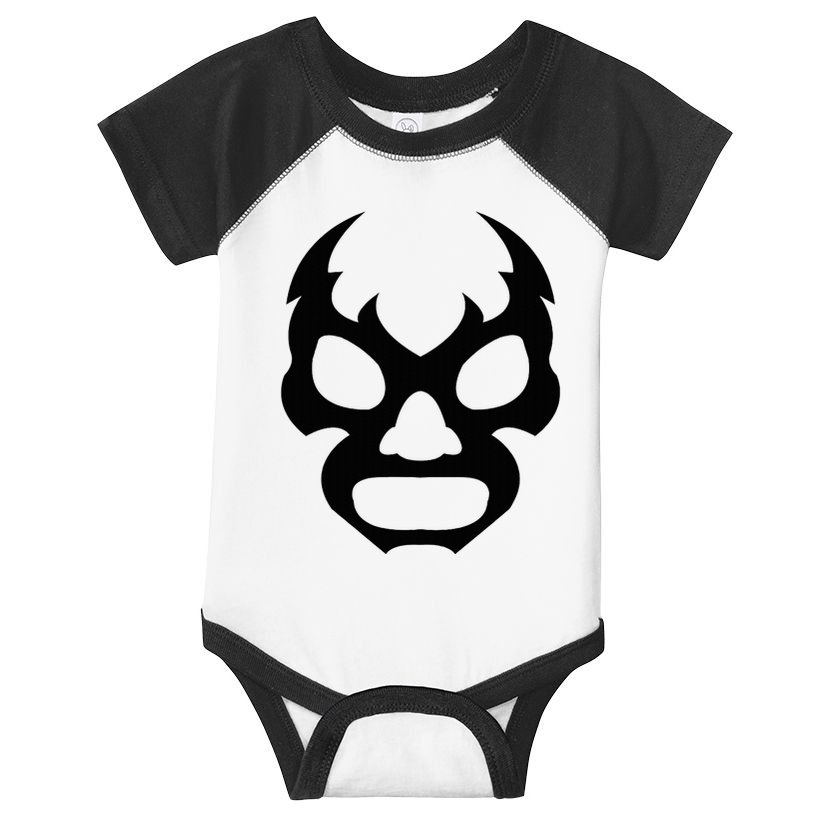 Lucha L.I.B.R.E Face Funny Mexican Wrestler Hero Gift Infant Baby Jersey Bodysuit
