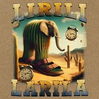 Lirili Larila Funny Italian Brainrot Meme Cactus Elephant  Cotton Canvas Backpack