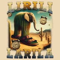 Lirili Larila Funny Italian Brainrot Meme Cactus Elephant  Drawstring Bag