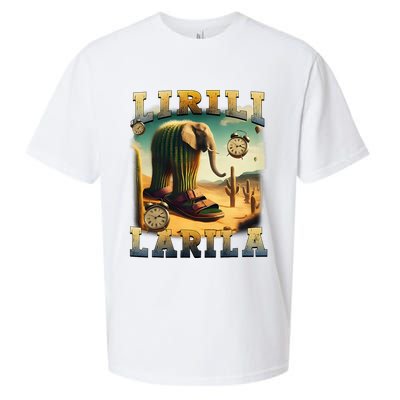 Lirili Larila Funny Italian Brainrot Meme Cactus Elephant  Sueded Cloud Jersey T-Shirt