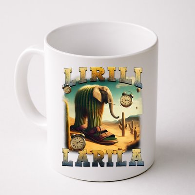 Lirili Larila Funny Italian Brainrot Meme Cactus Elephant  Mug