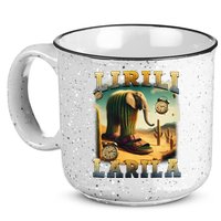 Lirili Larila Funny Italian Brainrot Meme Cactus Elephant  15oz Campfire Ceramic Mug