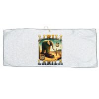 Lirili Larila Funny Italian Brainrot Meme Cactus Elephant  Large Microfiber Waffle Golf Towel