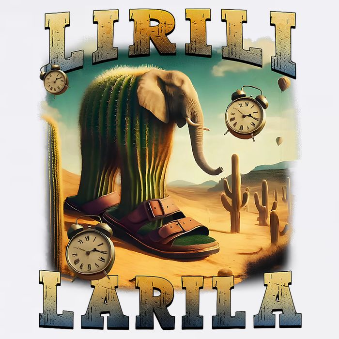 Lirili Larila Funny Italian Brainrot Meme Cactus Elephant  Visor