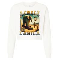 Lirili Larila Funny Italian Brainrot Meme Cactus Elephant  Cropped Pullover Crew