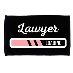 Lawyer Loading Funny New Lawyer Outfit Law Graduate Gift Microfiber Hand Towel