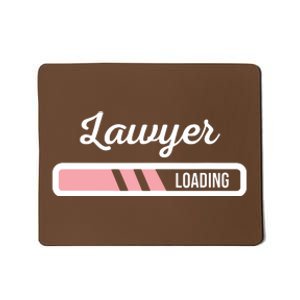 Lawyer Loading Funny New Lawyer Outfit Law Graduate Gift Mousepad