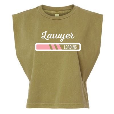 Lawyer Loading Funny New Lawyer Outfit Law Graduate Gift Garment-Dyed Women's Muscle Tee