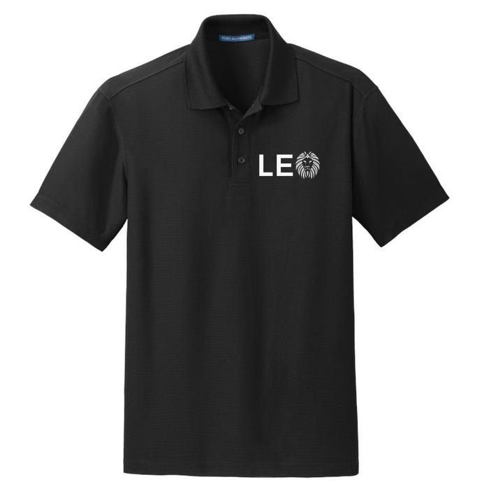 Leo Lion For August And July Birthday Gift Dry Zone Grid Polo