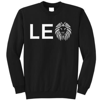 Leo Lion For August And July Birthday Gift Tall Sweatshirt