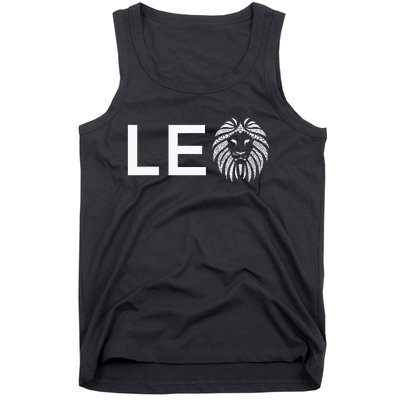 Leo Lion For August And July Birthday Gift Tank Top