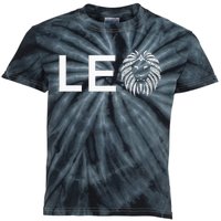 Leo Lion For August And July Birthday Gift Kids Tie-Dye T-Shirt