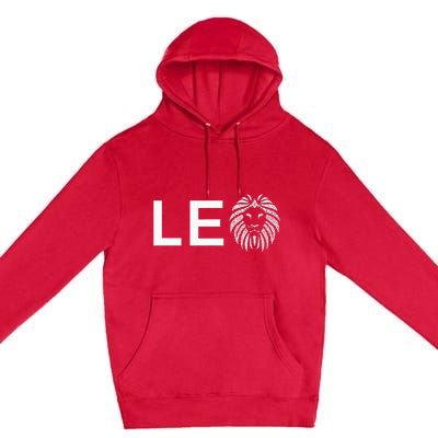 Leo Lion For August And July Birthday Gift Premium Pullover Hoodie