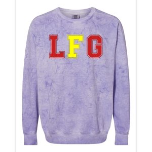 Lfg LetS Fucking Go Funny Meme Colorblast Crewneck Sweatshirt