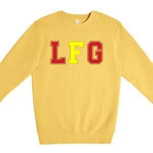 Lfg LetS Fucking Go Funny Meme Premium Crewneck Sweatshirt