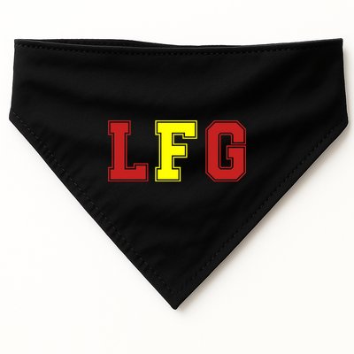 Lfg LetS Fucking Go Funny Meme USA-Made Doggie Bandana