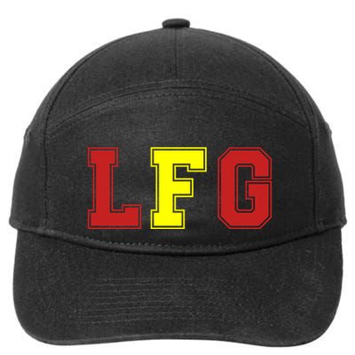 Lfg LetS Fucking Go Funny Meme 7-Panel Snapback Hat