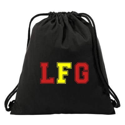 Lfg LetS Fucking Go Funny Meme Drawstring Bag