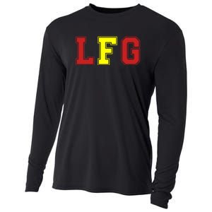 Lfg LetS Fucking Go Funny Meme Cooling Performance Long Sleeve Crew