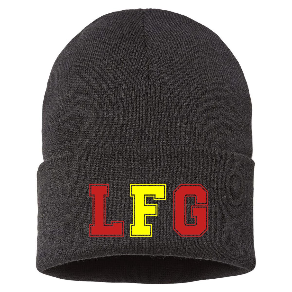 Lfg LetS Fucking Go Funny Meme Sustainable Knit Beanie