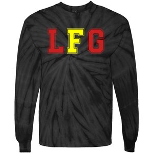 Lfg LetS Fucking Go Funny Meme Tie-Dye Long Sleeve Shirt