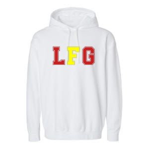 Lfg LetS Fucking Go Funny Meme Garment-Dyed Fleece Hoodie