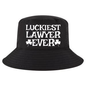 Luckiest Lawyer Funny Gift Shamrock Costume Green St Patricks Day Cute Gift Cool Comfort Performance Bucket Hat