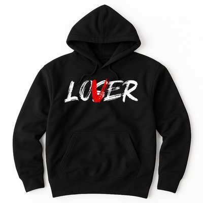 Lover Loser Funny Halloween Horror Costume Men Hoodie