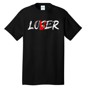 Lover Loser Funny Halloween Horror Costume Men Tall T-Shirt