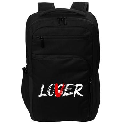 Lover Loser Funny Halloween Horror Costume Men Impact Tech Backpack
