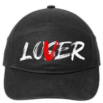 Lover Loser Funny Halloween Horror Costume Men 7-Panel Snapback Hat
