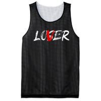 Lover Loser Funny Halloween Horror Costume Men Mesh Reversible Basketball Jersey Tank