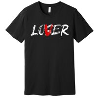 Lover Loser Funny Halloween Horror Costume Men Premium T-Shirt