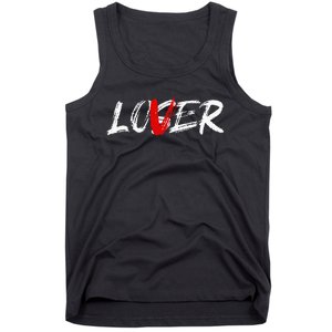 Lover Loser Funny Halloween Horror Costume Men Tank Top