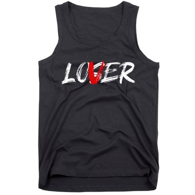 Lover Loser Funny Halloween Horror Costume Men Tank Top