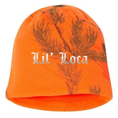 Lil Loca Funny Chola Style Latina Kati - Camo Knit Beanie