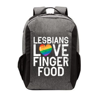 Lesbians Love Finger Food Funny Lesbian Vector Backpack