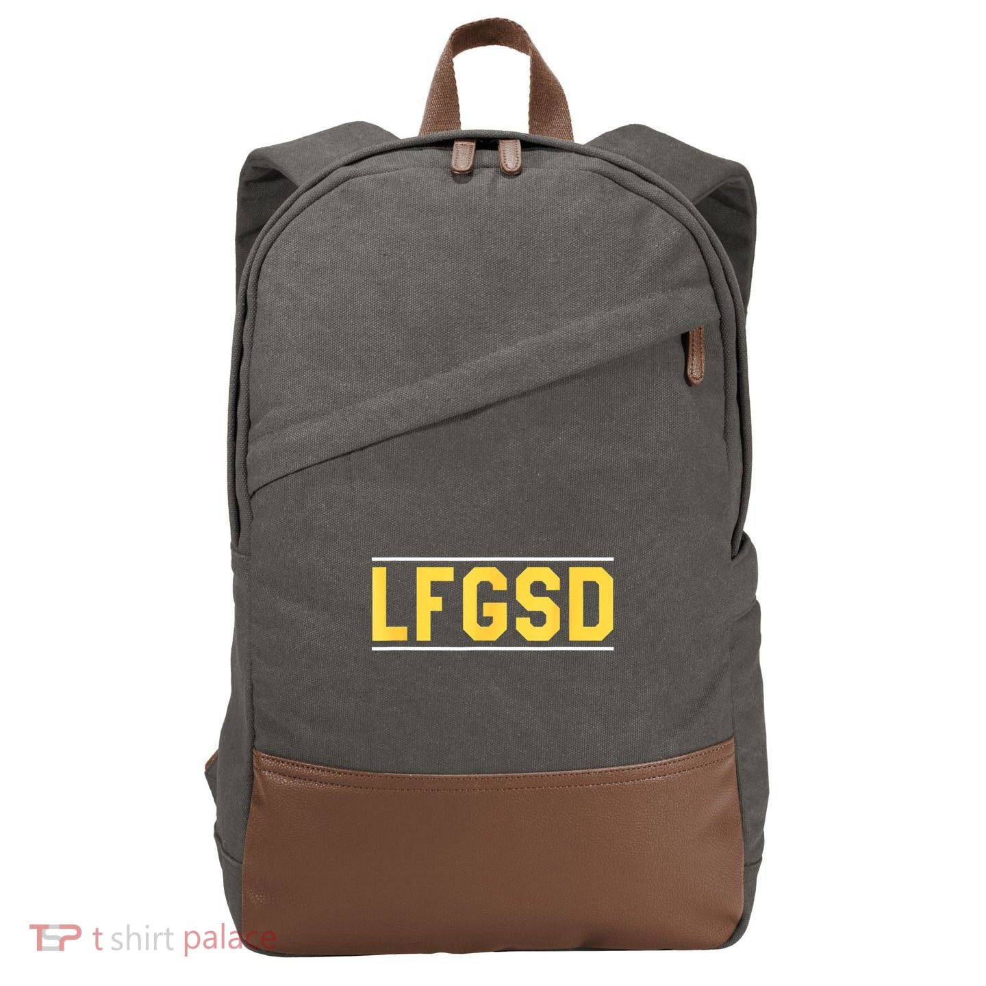LFGSD Cotton Canvas Backpack