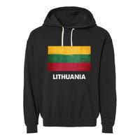 Lithuanian Lithuania Flag Swea Garment-Dyed Fleece Hoodie
