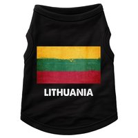 Lithuanian Lithuania Flag Swea Doggie Tank