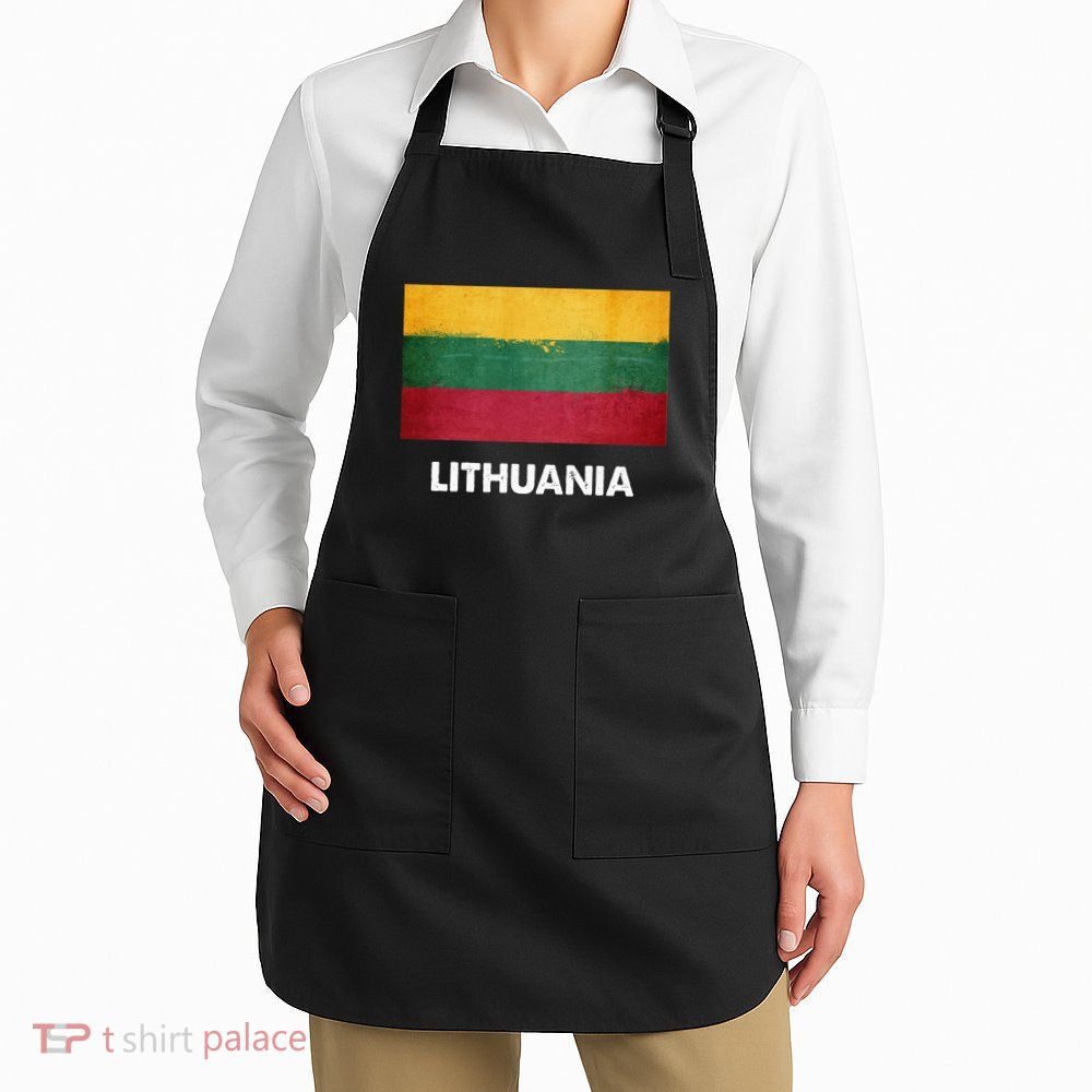 Lithuanian Lithuania Flag Swea Apron