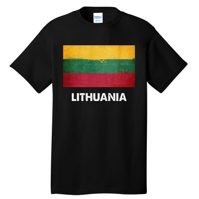 Lithuanian Lithuania Flag Swea Tall T-Shirt